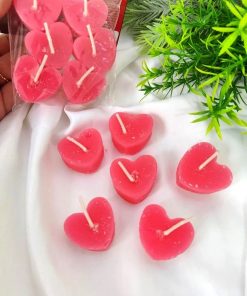 Vela Afrodisíaca de Coração 06 unidades P