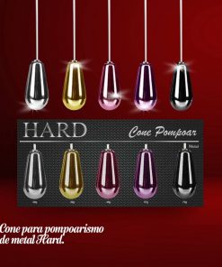 Kit Com 5 Cones Para Pompoar em Metal