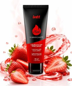Lubrificante Intt Beijável Morango Hot 50ml