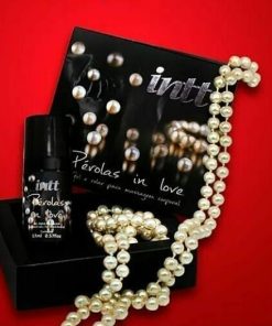Kit Massagem Pérolas In Love (Colar e Gel) Intt