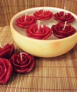 Vela Afrodisíaca de Flor 06 unidades P