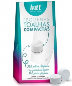 Toalhas Compactas Com 10 Unidades Intt