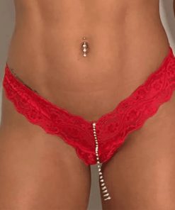 Fio Aberto Corrente Strass F129 Vermelho