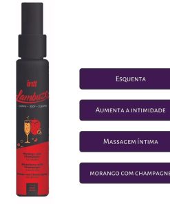 Lambuze Morango c/ Champanhe Gel Beijável