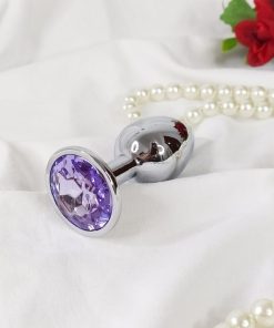 Plug Anal Metal M Jóia Cromado