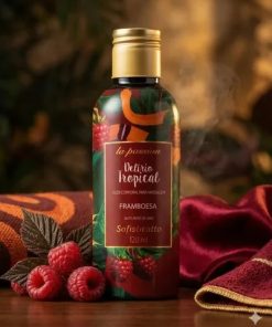 Óleo de Massagem Beijável Framboesa120ml